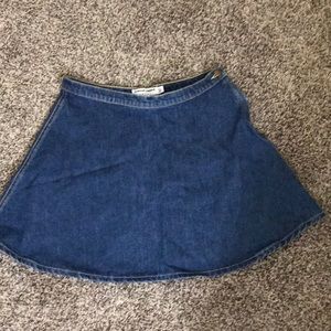 American apparel denim skirt